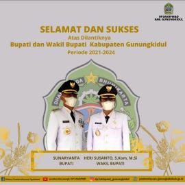 Resmi dilantik, Gunungkidul miliki Bupati dan Wakil Bupati baru 